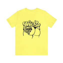 THICK THIGHS HIP HOP Short Sleeve Tee - PDR LFE Yellow / S PDR LFE