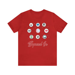 SYNCED IN Hip Hop Short Sleeve Tee - PDR LFE Red / S PDR LFE