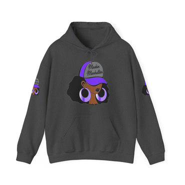 ROUND DA WAY MACKIN HIP HOP Heavy Blend™ Hooded Sweatshirt - PDR LFE Dark Heather / S PDR LFE