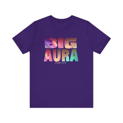 BIG AURA HIP HOP Short Sleeve Tee - PDR LFE Team Purple / XS PDR LFE