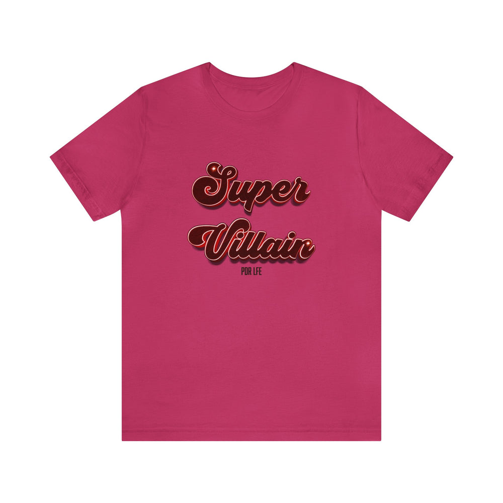 SUPER VILLAIN RED HIP HOP Short Sleeve Tee - PDR L.F.E. 