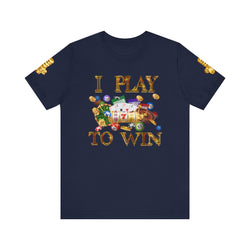 I PLAY TO WIN HIP HOP Short Sleeve Tee - PDR LFE Navy / S PDR LFE