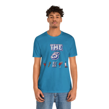 THE 5 Hip Hop Short Sleeve Tee - PDR LFE Aqua / S PDR LFE