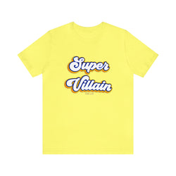 SUPER VILLAIN BLUE HIP HOP Short Sleeve Tee - PDR LFE Yellow / S PDR LFE