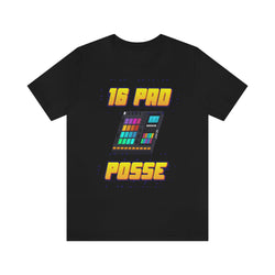16 PAD POSSE HIP HOP Short Sleeve Tee - PDR LFE Black / XS PDR LFE