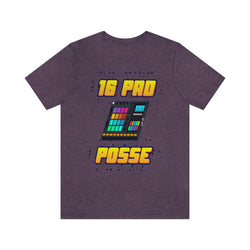16 PAD POSSE HIP HOP Short Sleeve Tee - PDR LFE Heather Team Purple / XS PDR LFE