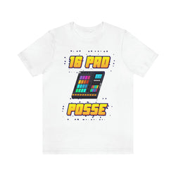 16 PAD POSSE HIP HOP Short Sleeve Tee - PDR LFE White / XS PDR LFE