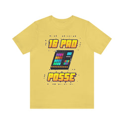 16 PAD POSSE HIP HOP Short Sleeve Tee - PDR LFE Yellow / XS PDR LFE
