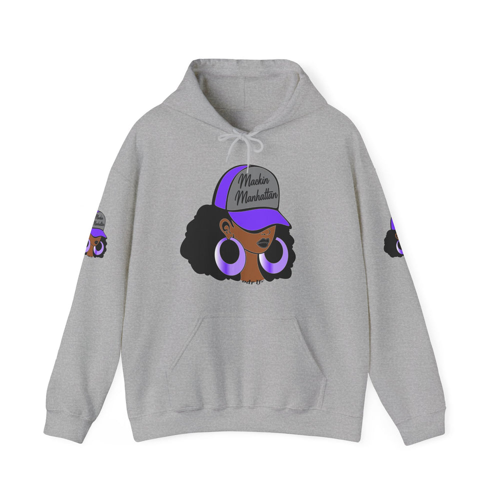 ROUND DA WAY MACKIN HIP HOP Heavy Blend™ Hooded Sweatshirt - PDR L.F.E. 