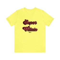 SUPER VILLAIN RED HIP HOP Short Sleeve Tee - PDR LFE Yellow / S pdr lfe