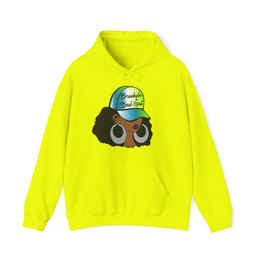 ROUND DA WAY BK HIP HOP Heavy Blend™ Hooded Sweatshirt - PDR LFE Safety Green / XL PDR LFE