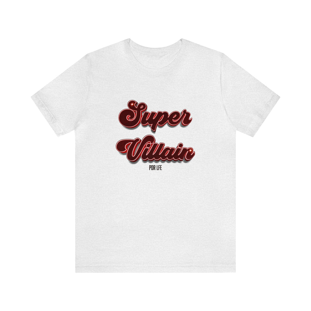 SUPER VILLAIN RED HIP HOP Short Sleeve Tee - PDR L.F.E. 