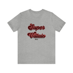 SUPER VILLAIN RED HIP HOP Short Sleeve Tee - PDR LFE Athletic Heather / S pdr lfe