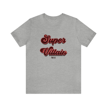 SUPER VILLAIN RED HIP HOP Short Sleeve Tee - PDR LFE Athletic Heather / S pdr lfe