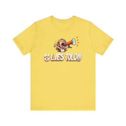 NO LIES TOLD HIP HOP Short Sleeve Tee - PDR LFE Maize Yellow / XS PDR LFE