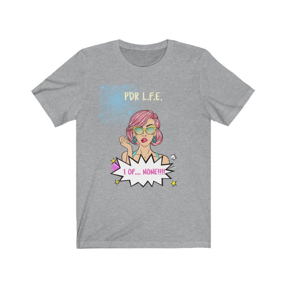 1 OF NONE Hip Hop Unisex Jersey Short Sleeve Tee - PDR L.F.E. 