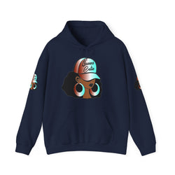 ROUND DA WAY QUEENS Heavy Blend™ Hooded Sweatshirt - PDR LFE Navy / S PDR LFE