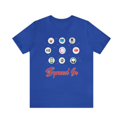 SYNCED IN Hip Hop Short Sleeve Tee - PDR LFE True Royal / S PDR LFE