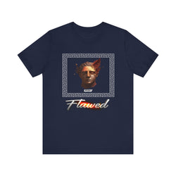 FLAWED HIP HOP Short Sleeve Tee - PDR LFE Navy / S pdr lfe