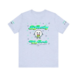 NASTY WORK (SPILL) HIP HOP Short Sleeve Tee - PDR LFE Heather Prism Blue / XS PDR LFE