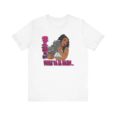 STACKIN FEMALE HIP HOP Short Sleeve Tee - PDR LFE White / XS PDR LFE