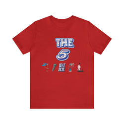 THE 5 Hip Hop Short Sleeve Tee - PDR LFE Red / S PDR LFE