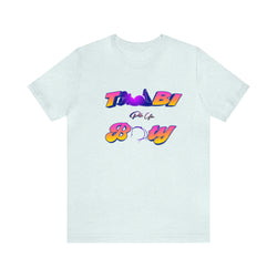 Tubee Booty Short Sleeve Tee - PDR LFE Heather Ice Blue / S PDR FLE