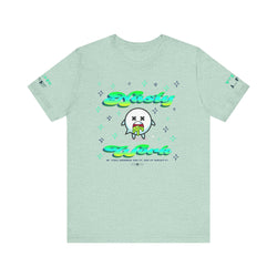 NASTY WORK (SPILL) HIP HOP Short Sleeve Tee - PDR LFE Heather Aqua / XS PDR LFE