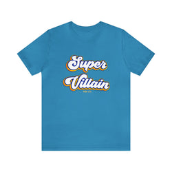 SUPER VILLAIN BLUE HIP HOP Short Sleeve Tee - PDR LFE Aqua / S PDR LFE