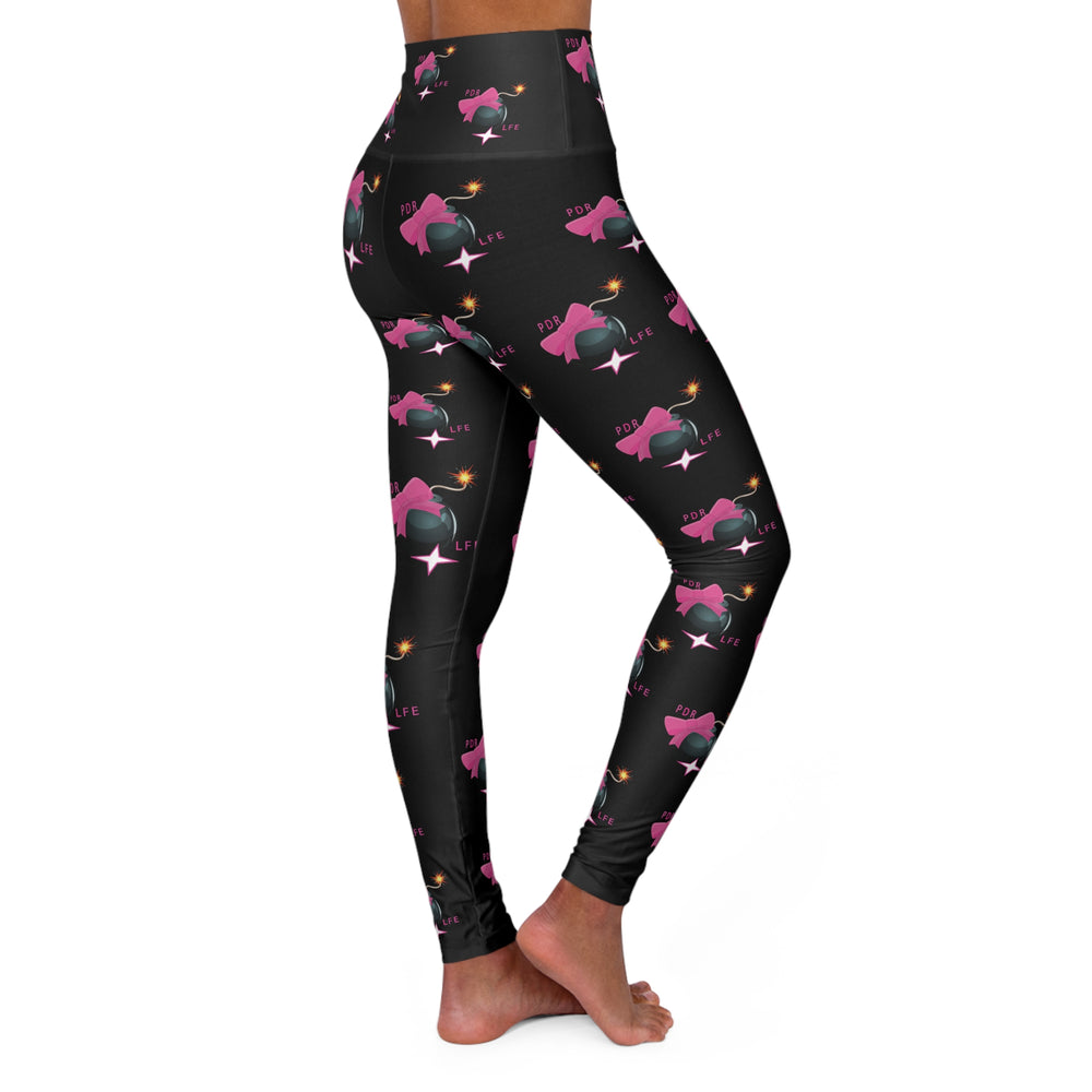 She Da Bomb High Waisted Yoga Leggings - PDR L.F.E. 