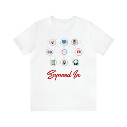 SYNCED IN Hip Hop Short Sleeve Tee - PDR LFE White / S PDR LFE