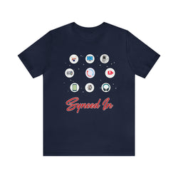SYNCED IN Hip Hop Short Sleeve Tee - PDR LFE Navy / S PDR LFE