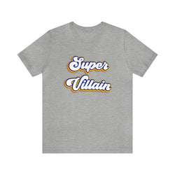 SUPER VILLAIN BLUE HIP HOP Short Sleeve Tee - PDR LFE Athletic Heather / S PDR LFE