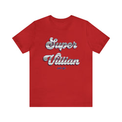 SUPER VILLAIN CHROME HIP HOP Short Sleeve Tee - PDR LFE Red / S PDR LFE