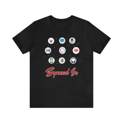 SYNCED IN Hip Hop Short Sleeve Tee - PDR LFE Black / S PDR LFE