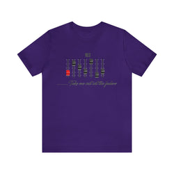 WIT THE FADERS 2 HIP HOP Short Sleeve Tee - PDR LFE Team Purple / S PDR LFE