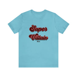 SUPER VILLAIN RED HIP HOP Short Sleeve Tee - PDR LFE Turquoise / S pdr lfe