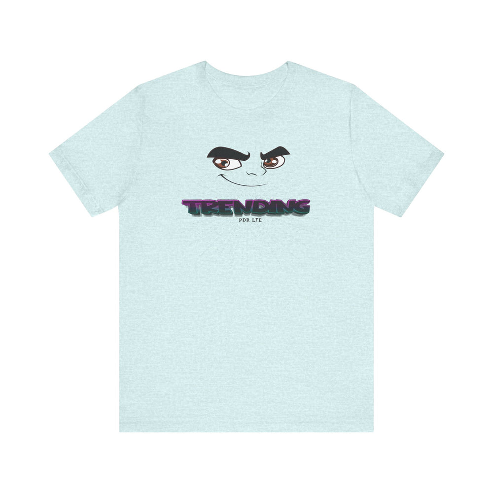 TRENDING (LITE) HIP HOP Short Sleeve Tee - PDR LFE Heather Prism Ice Blue / XS PDR LFE