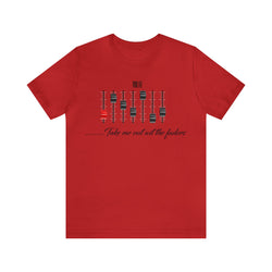 WIT THE FADERS HIP HOP Short Sleeve Tee - PDR LFE Red / S PDR LFE