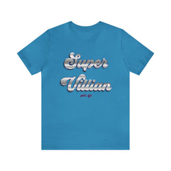 SUPER VILLAIN CHROME HIP HOP Short Sleeve Tee - PDR LFE Aqua / S PDR LFE