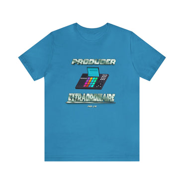 PRODUCER EXTRA HIP HOP Short Sleeve Tee - PDR LFE Aqua / S PDR LFE
