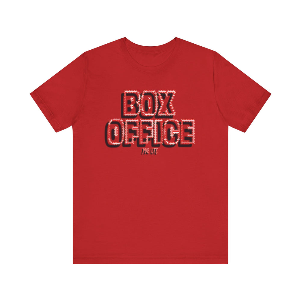 BOX OFFICE HIP HOP Short Sleeve Tee - PDR LFE Red / XS PDR LFE