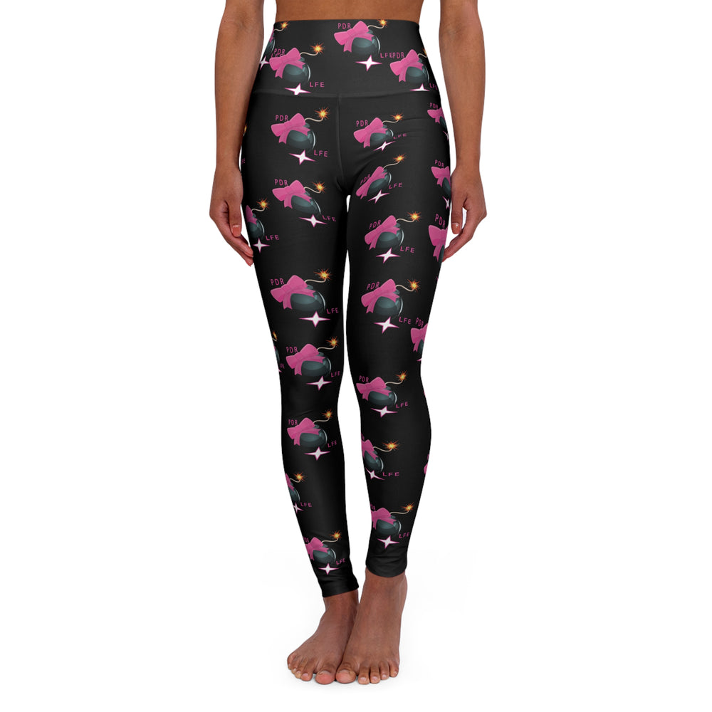 She Da Bomb High Waisted Yoga Leggings - PDR L.F.E. 