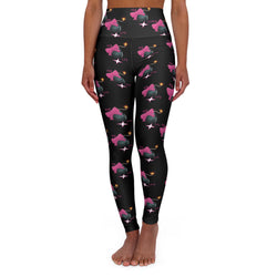 She Da Bomb High Waisted Yoga Leggings - PDR LFE L PDR LFE