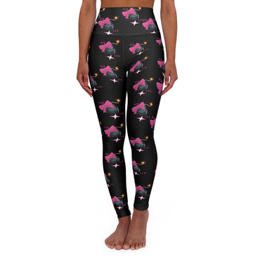 She Da Bomb High Waisted Yoga Leggings - PDR LFE L PDR LFE