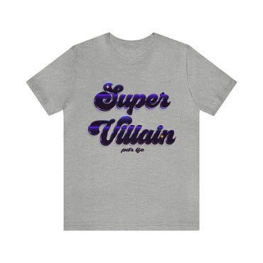SUPER VILLAIN HIP HOP Short Sleeve Tee - PDR LFE Athletic Heather / S PDR LFE