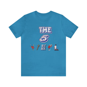 THE 5 Hip Hop Short Sleeve Tee - PDR LFE Aqua / S PDR LFE