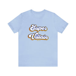 SUPER VILLAIN BLUE HIP HOP Short Sleeve Tee - PDR LFE Baby Blue / S PDR LFE
