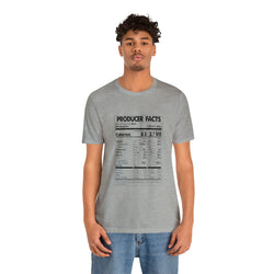 PRODUCER FACTS Hip Hop Short Sleeve Tee - PDR LFE Athletic Heather / S PDR LFE