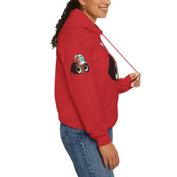 ROUND DA WAY QUEENS Heavy Blend™ Hooded Sweatshirt - PDR LFE Red / S PDR LFE